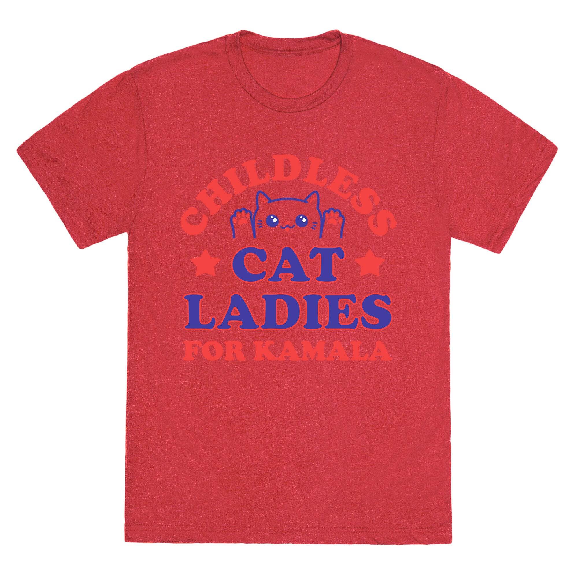 Childless Cat Ladies for Kamala Unisex Triblend Tee